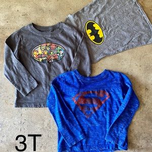 3T Long Sleeve Superhero bundle